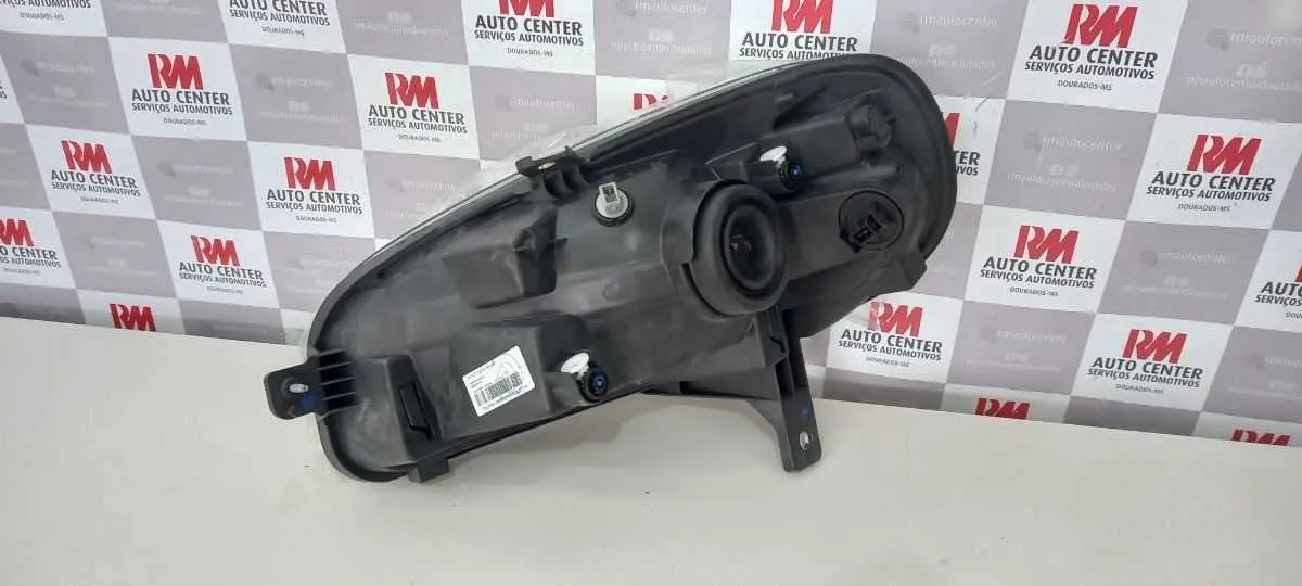 Farol Dianteiro Direito Cromado Novo Uno Fiorino - Image 3