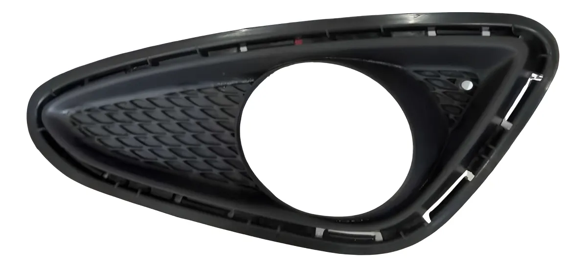 Moldura Farol Milha Com Furo Esquerdo Hb20 12/15 865271s000 Preto Esquerdo