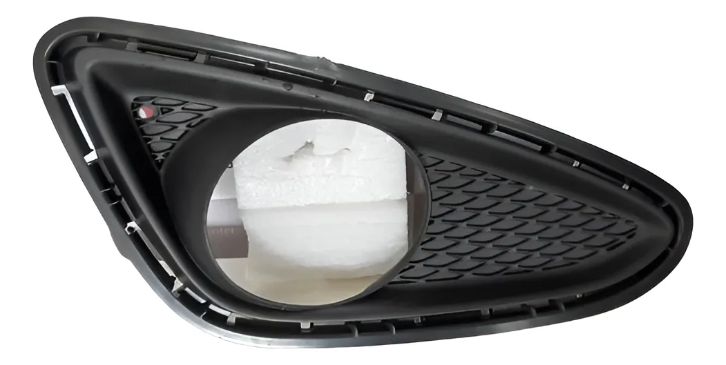 Moldura Farol Milha Com Furo Direito Hb20 2012 - 2016 Preto Direito