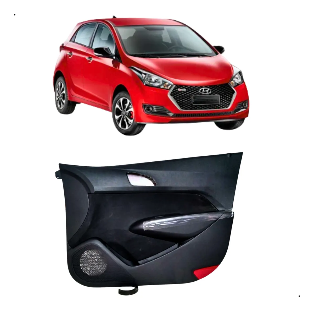 Forro De Porta Dianteira Direita Hb20 2015 À 2019