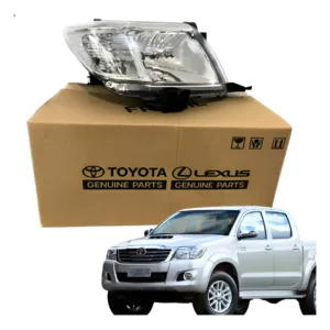 Farol Dianteiro Ld Cromado Hilux Srv Pick-up 12/15 Original Direito