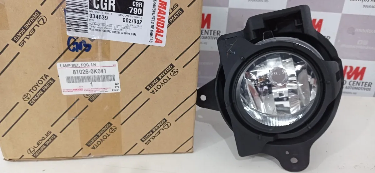 Farol De Milha Esquerdo Toyota Hilux 2012 Á 2015 810260k041 - Imagem 2