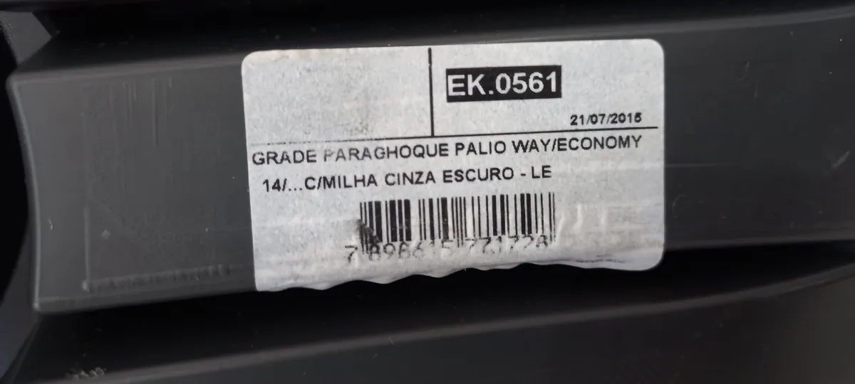Moldura Farol Milha Esquerdo Palio Way 2004 - 2015 Preto Esquerdo - Imagem 3