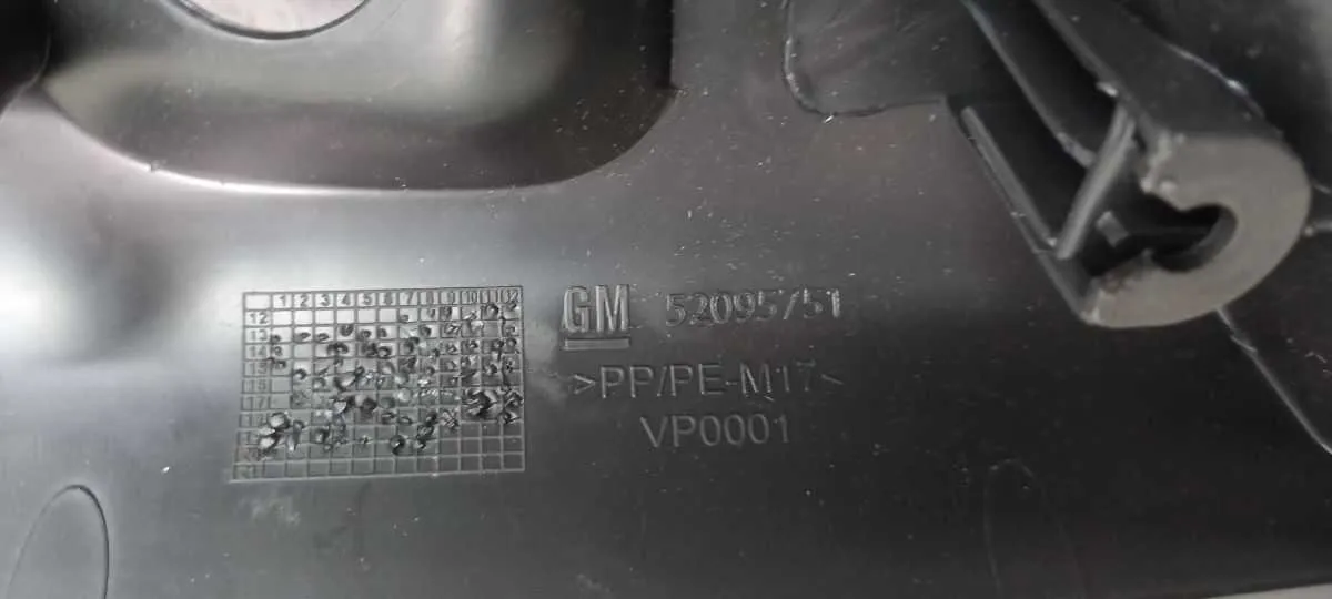 Moldura Interna Retrovisor Esquerdo Onix 2012 - 2016 5209575 - Imagem 3